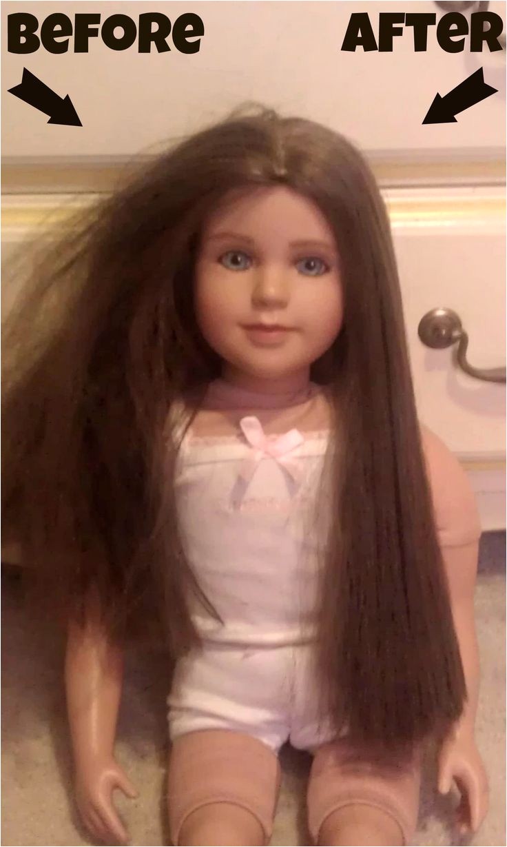 An easy fix for tangled doll hair works wonders on those American Girl dolls