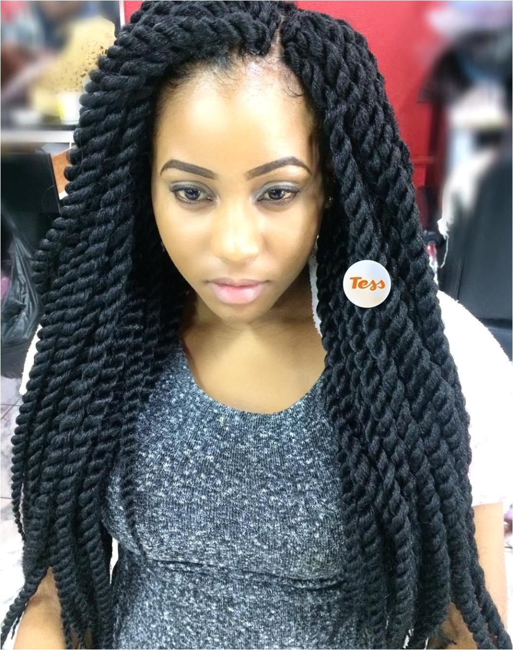 Long Layered Crochet Twists Braids