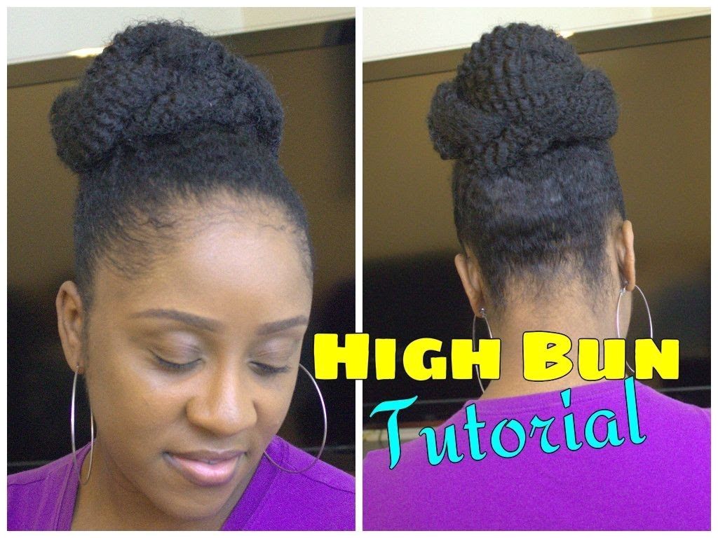 Easy Marley Braid High Bun