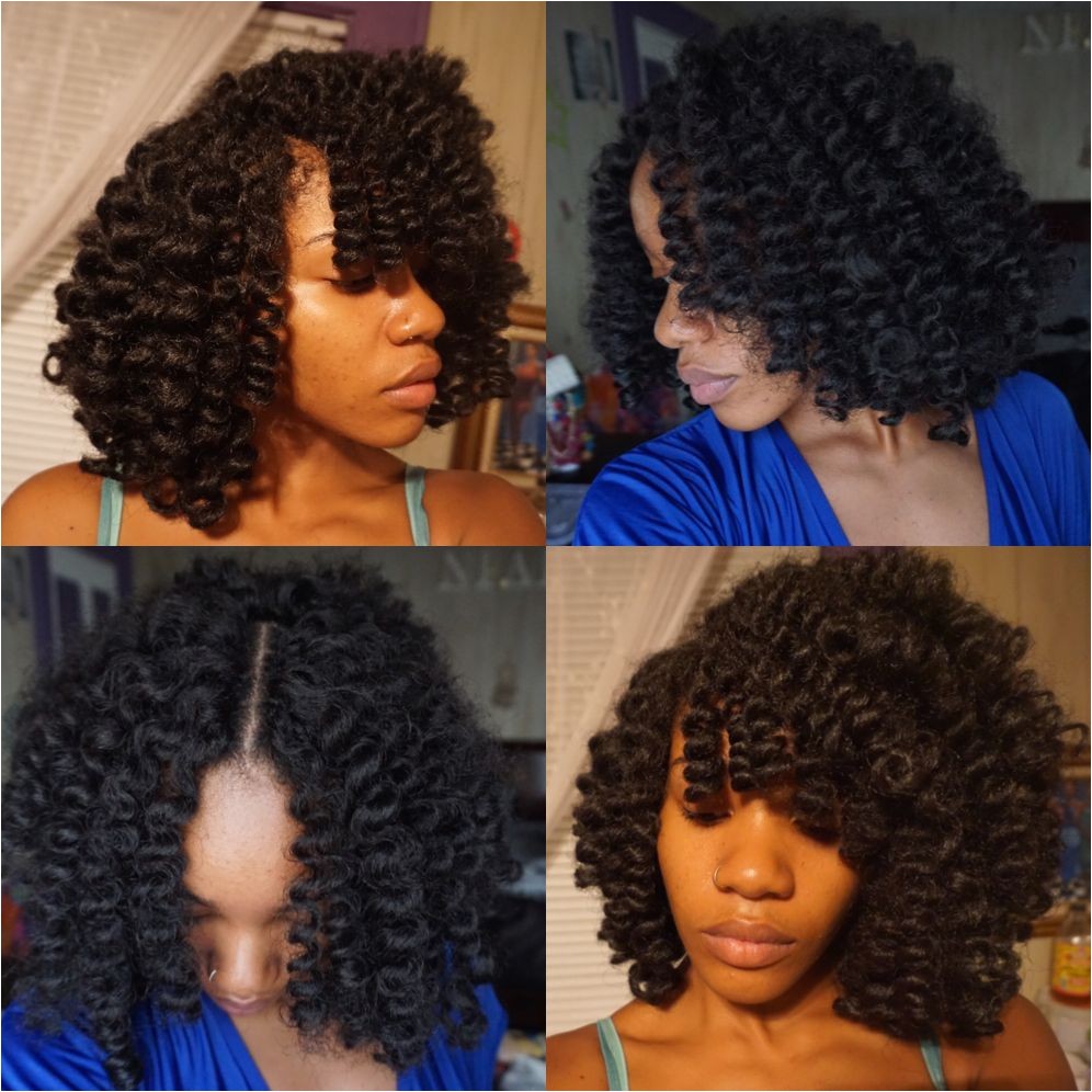 Knotless marley hair crochet weave protective style done by Niara Instagram