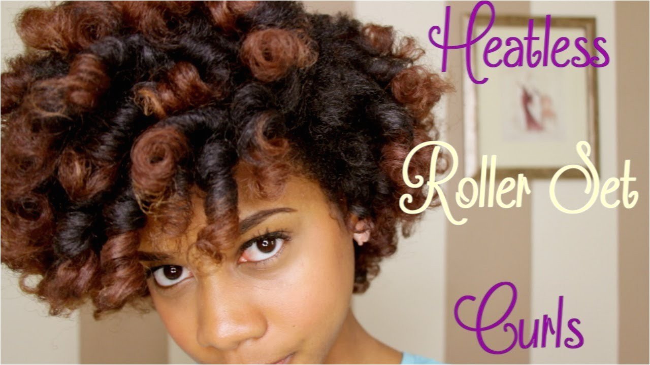 Pretty Hairstyles for Wet Hair Luxury How to Heatless Roller Set Curls Natural Hair