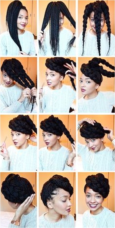 hairstyles you can do with box braids