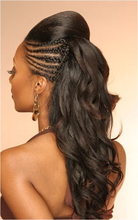 half braided hairstyles