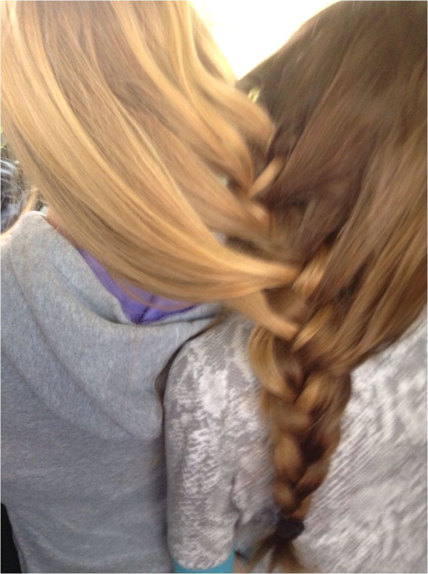 Yes me and my bff braided are hair to her