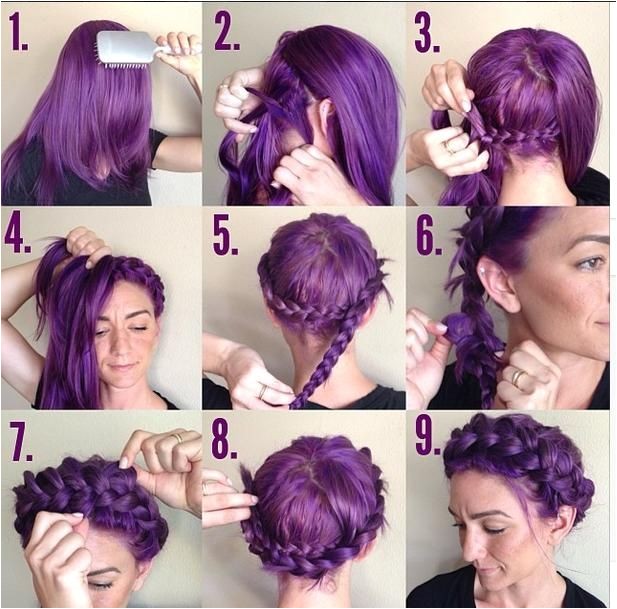 12 pretty braided crown hairstyle tutorials ideas