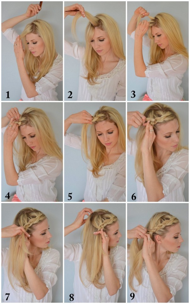 the boho crown braid tutorial