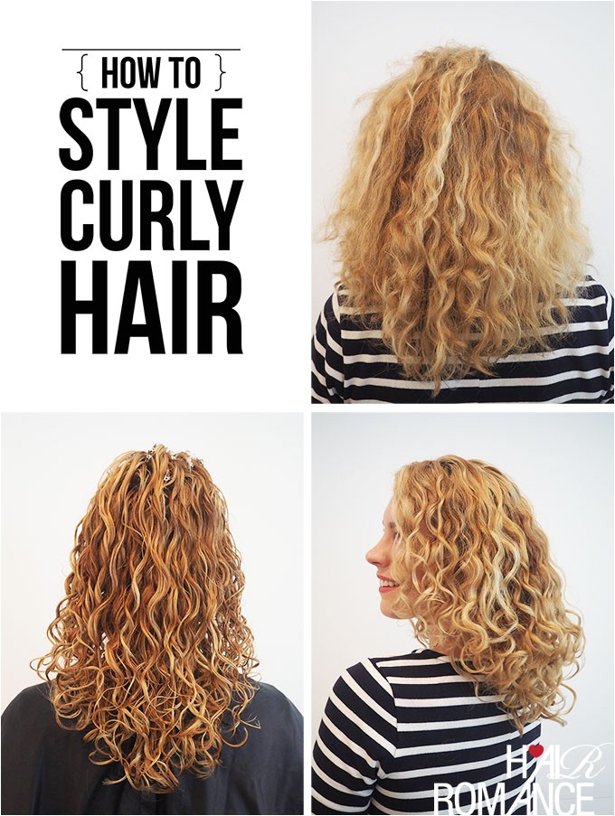 how to style curly hair for frizz free curls video tutorial