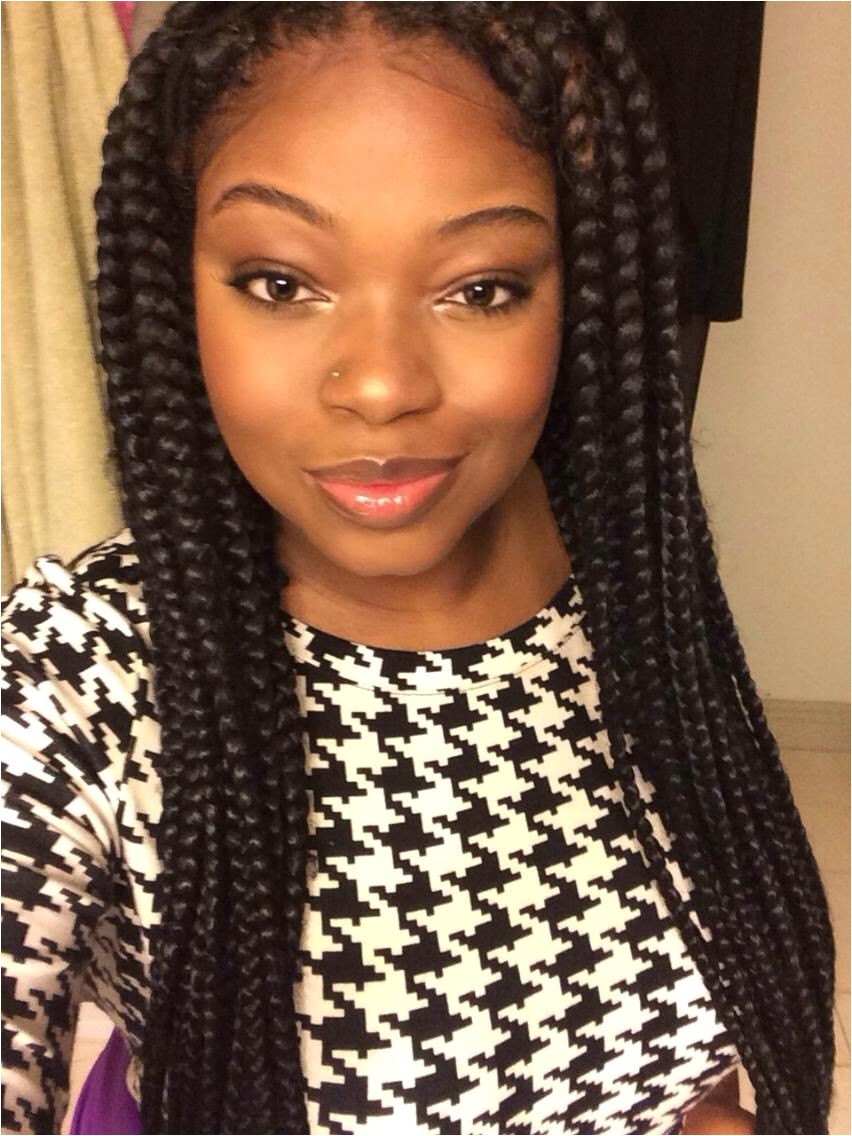 Big Box Braids Hairstyles Box Braids Boxbraids I Absolutely Love Box Braids