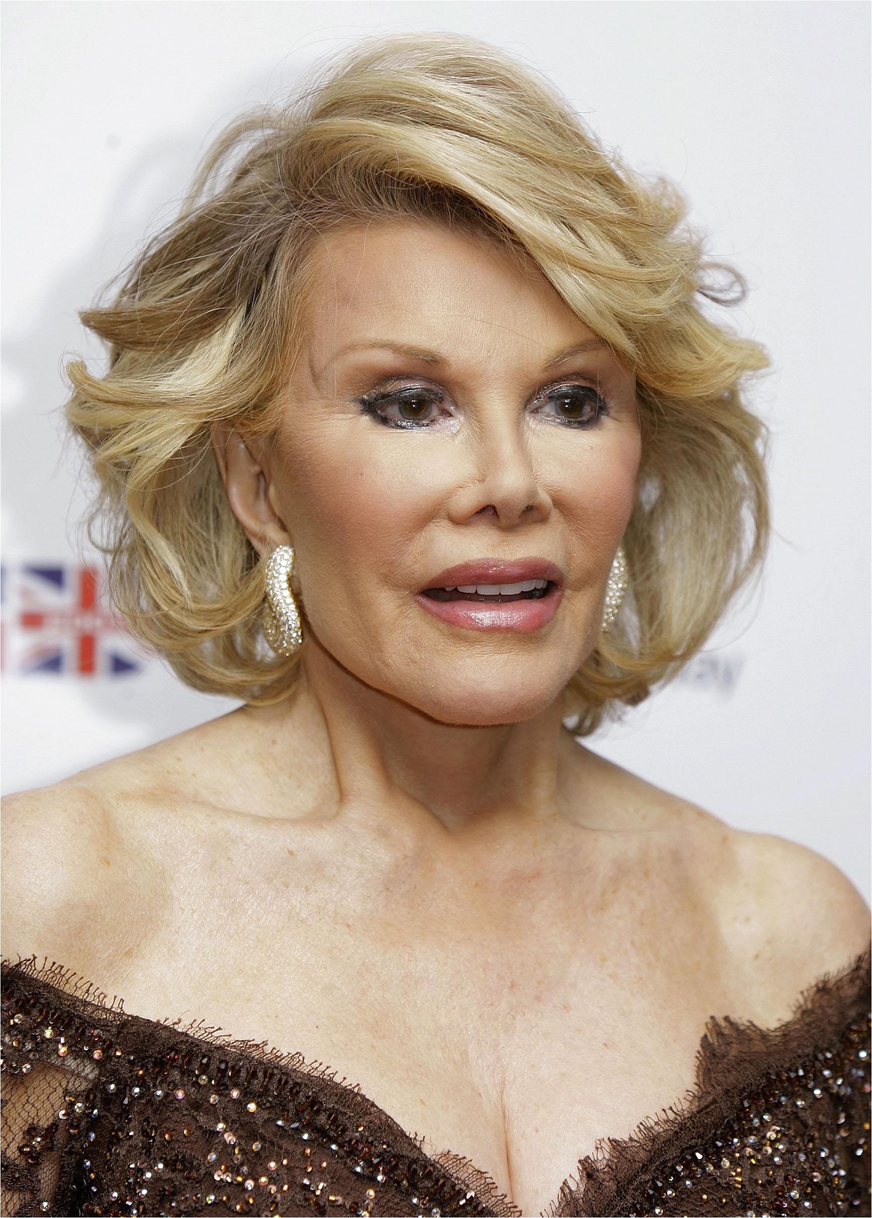 joan rivers short bob hairstyle