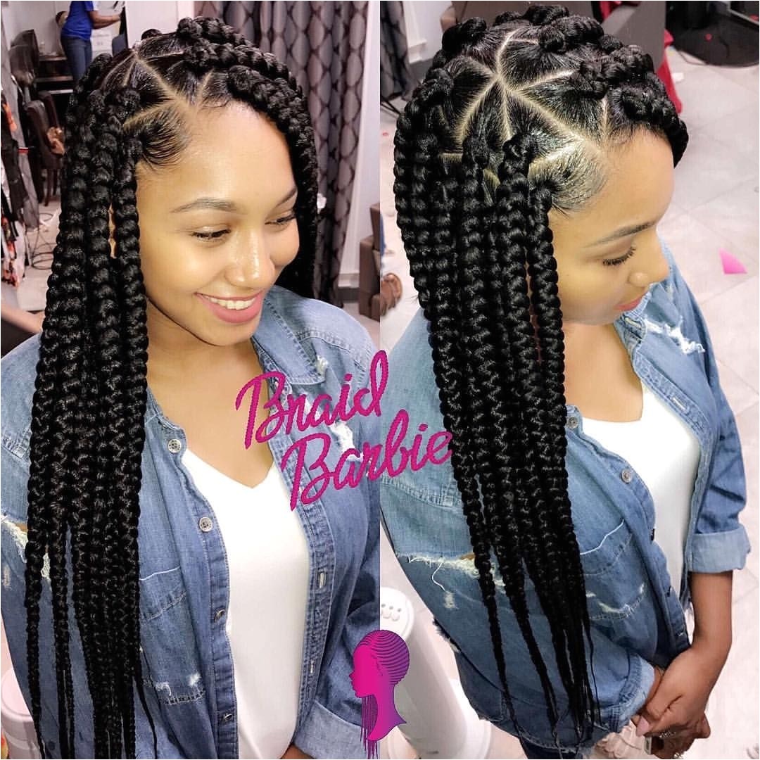 Big Box Braids Hairstyles Best Big Braided Hairstyles Styles & Ideas 2018 Sperr