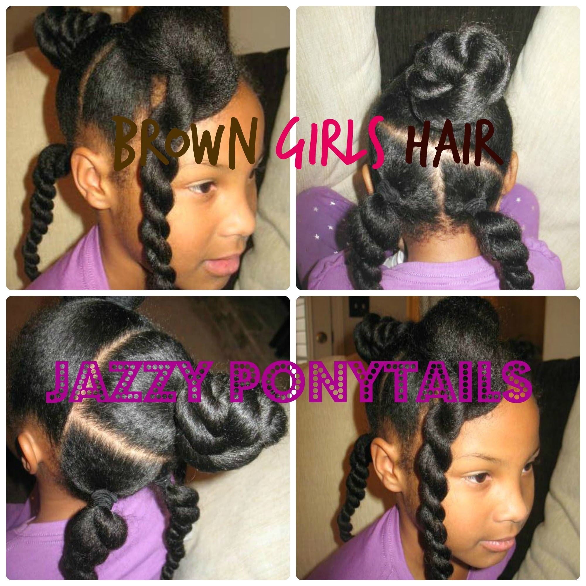 Natural Jazzy Ponytail Hairstyle For Girls