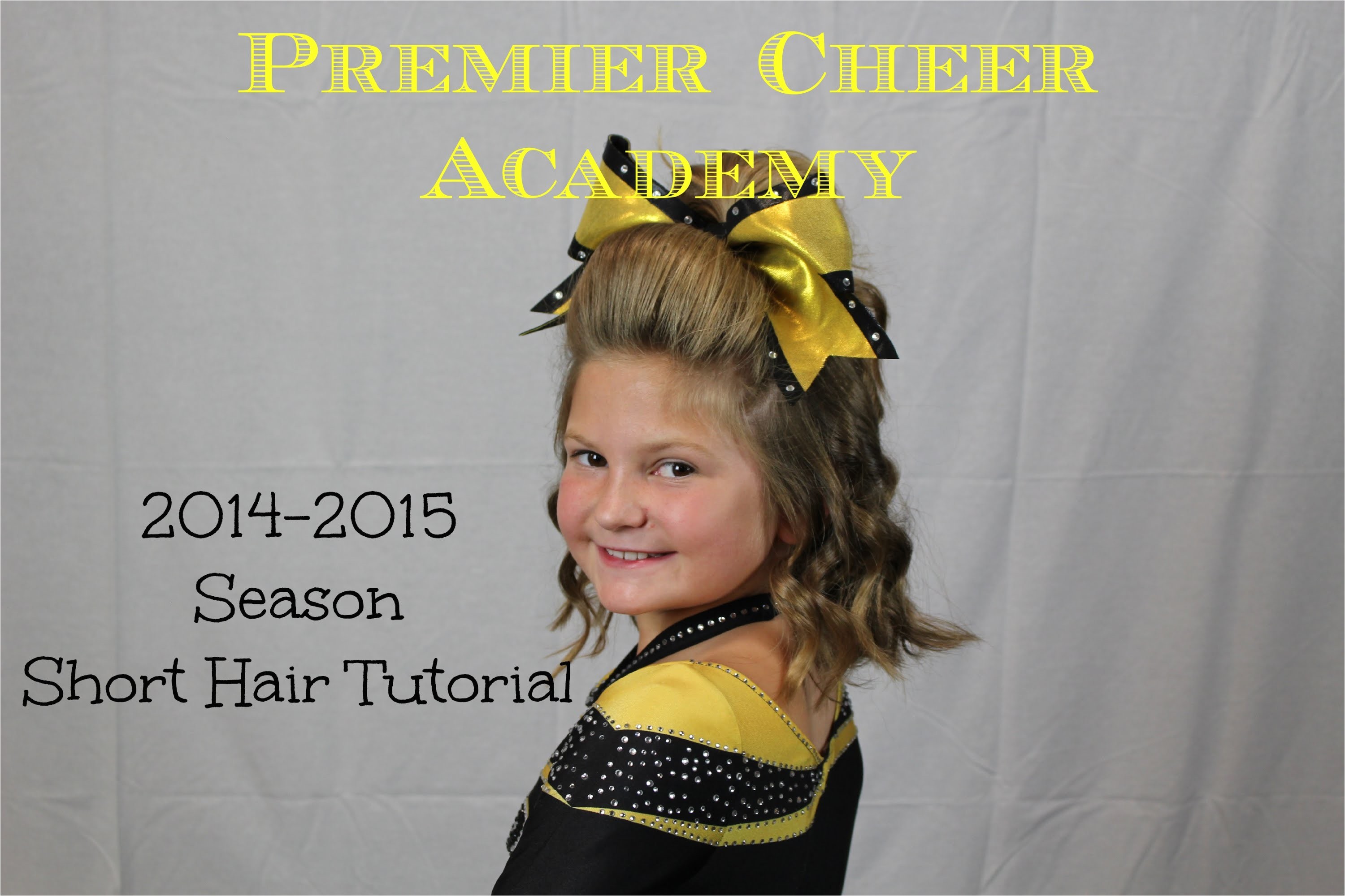 Brown Hair Idea Especially Premier Cheer Academy Short Hair Tutorial Youtube 
