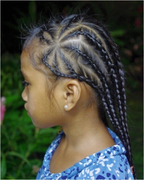 cute little black girl hairstyles with braids 2014