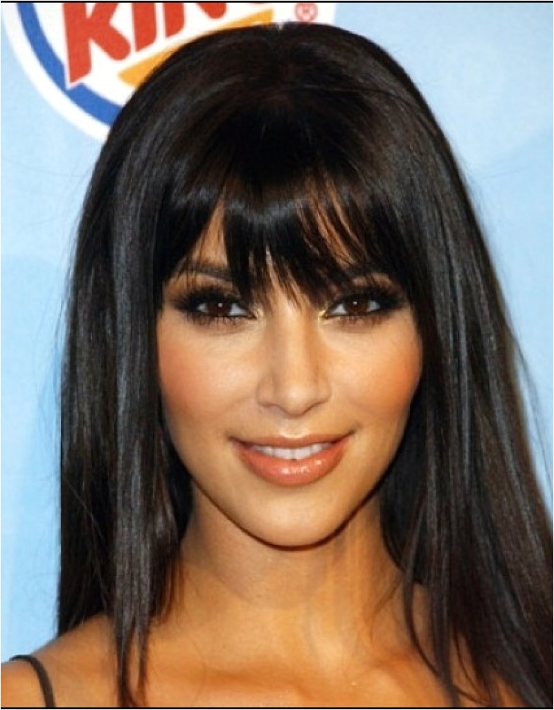 long bob with fringe hairstyles 2014