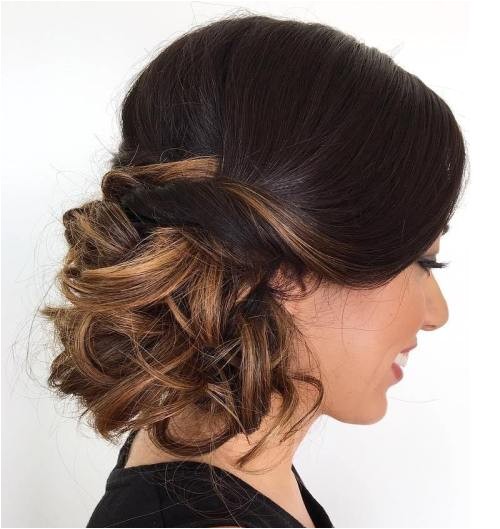 side bun hairstyles