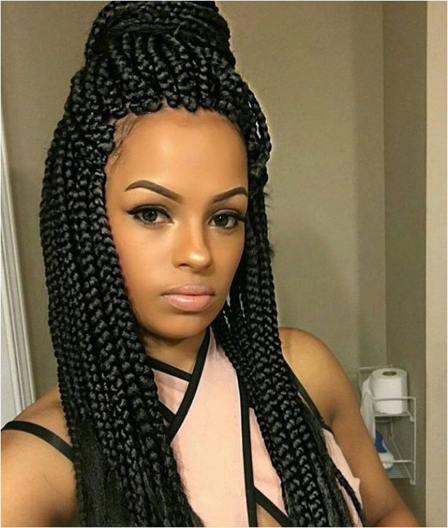 best medium box braids