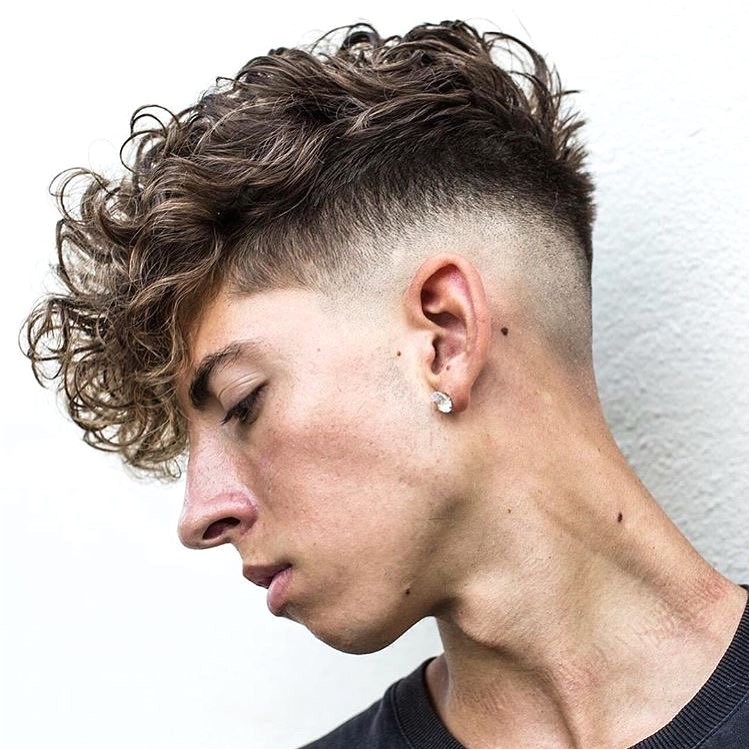 mens disconnected undercut hairstyle