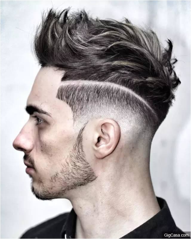 shaved sides hairstyles men