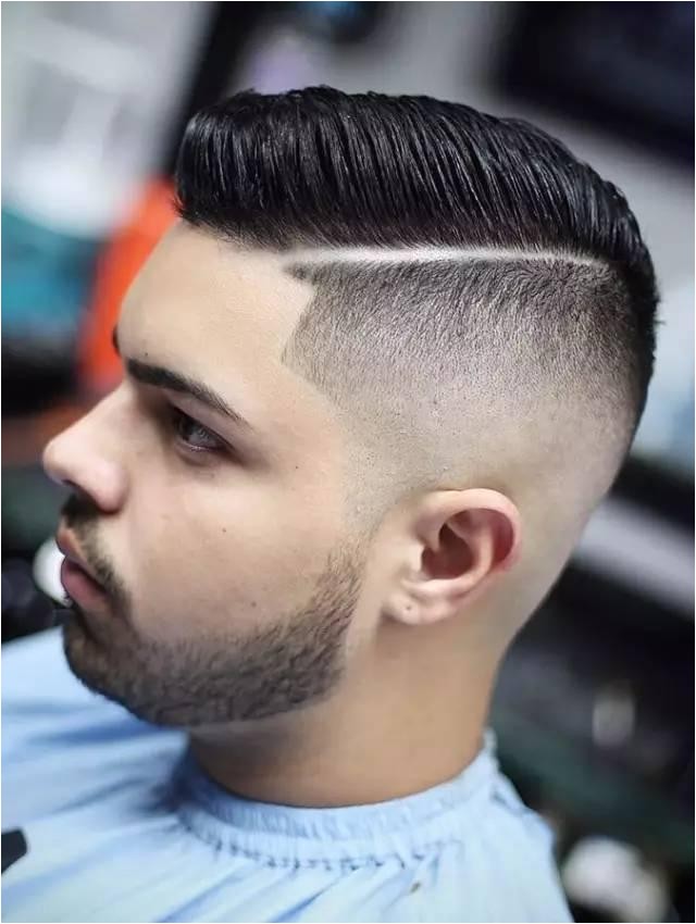 line hairstyle for men