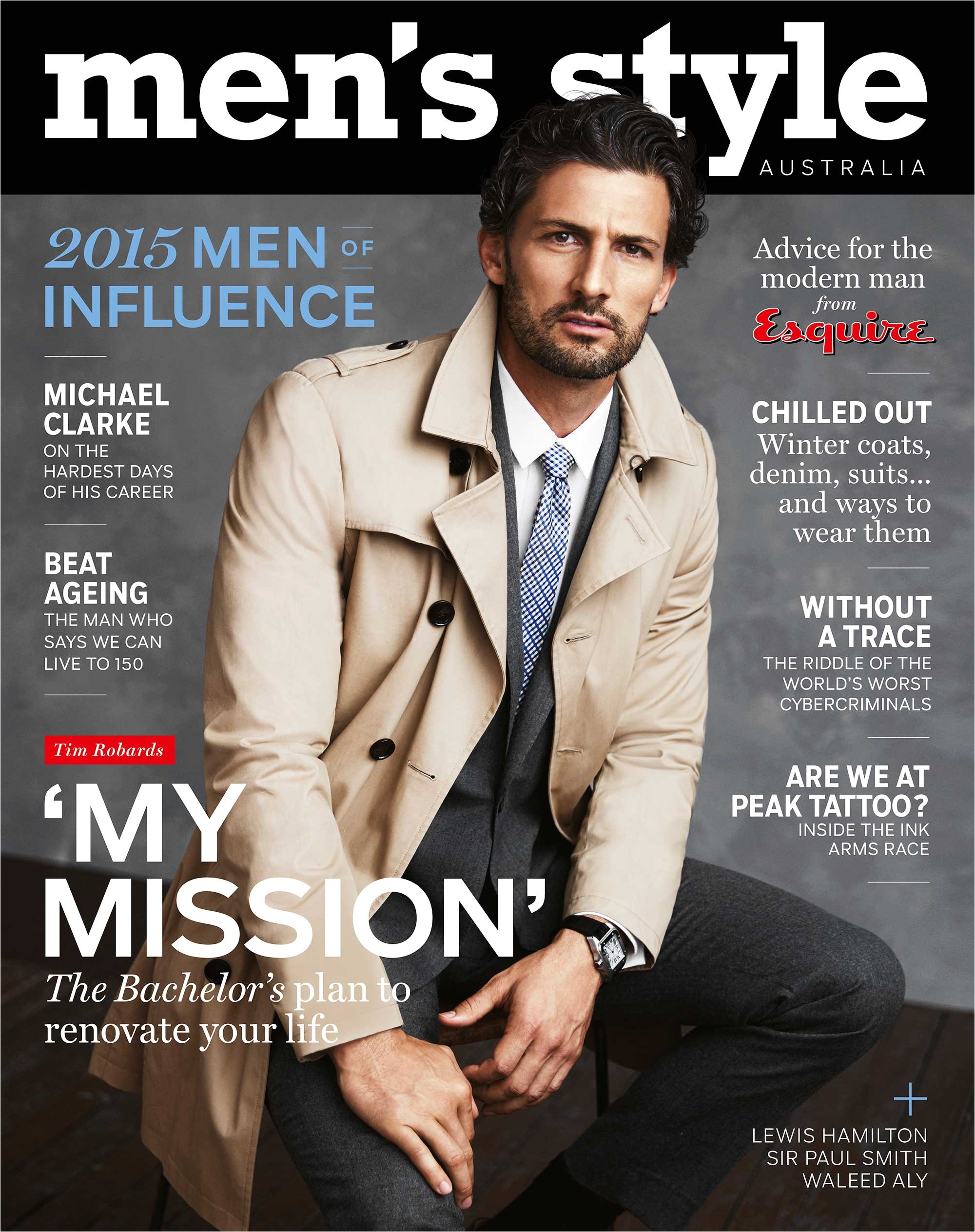 mens style redesign signaled by first male cover star