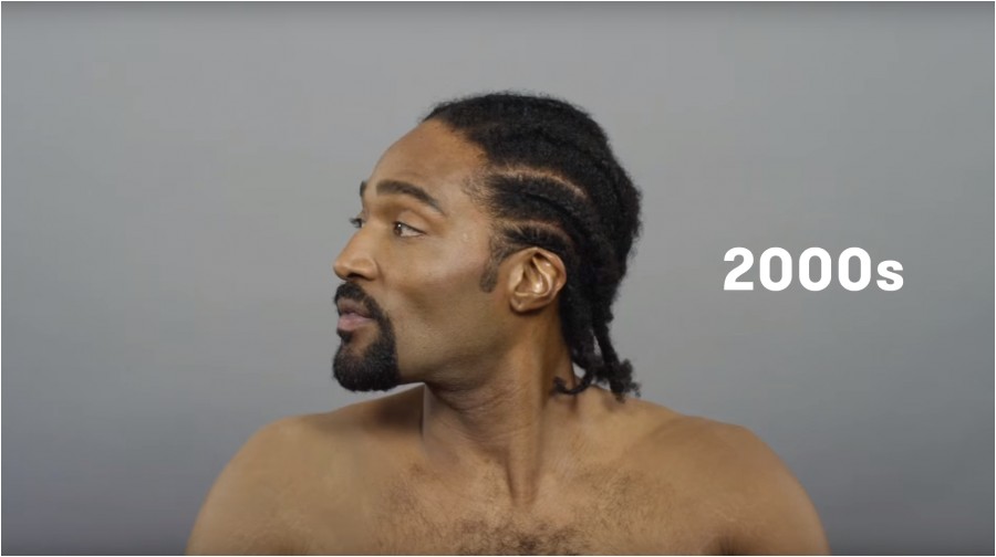 black men hairstyles 100 years