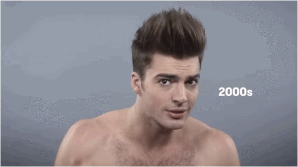 100 years of mens beauty trends