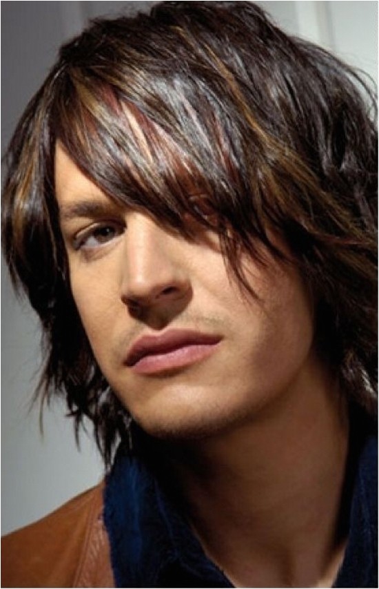 mens hair styles shag long layered