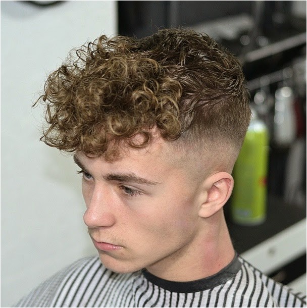 best mens hairstyle trend for curly and
