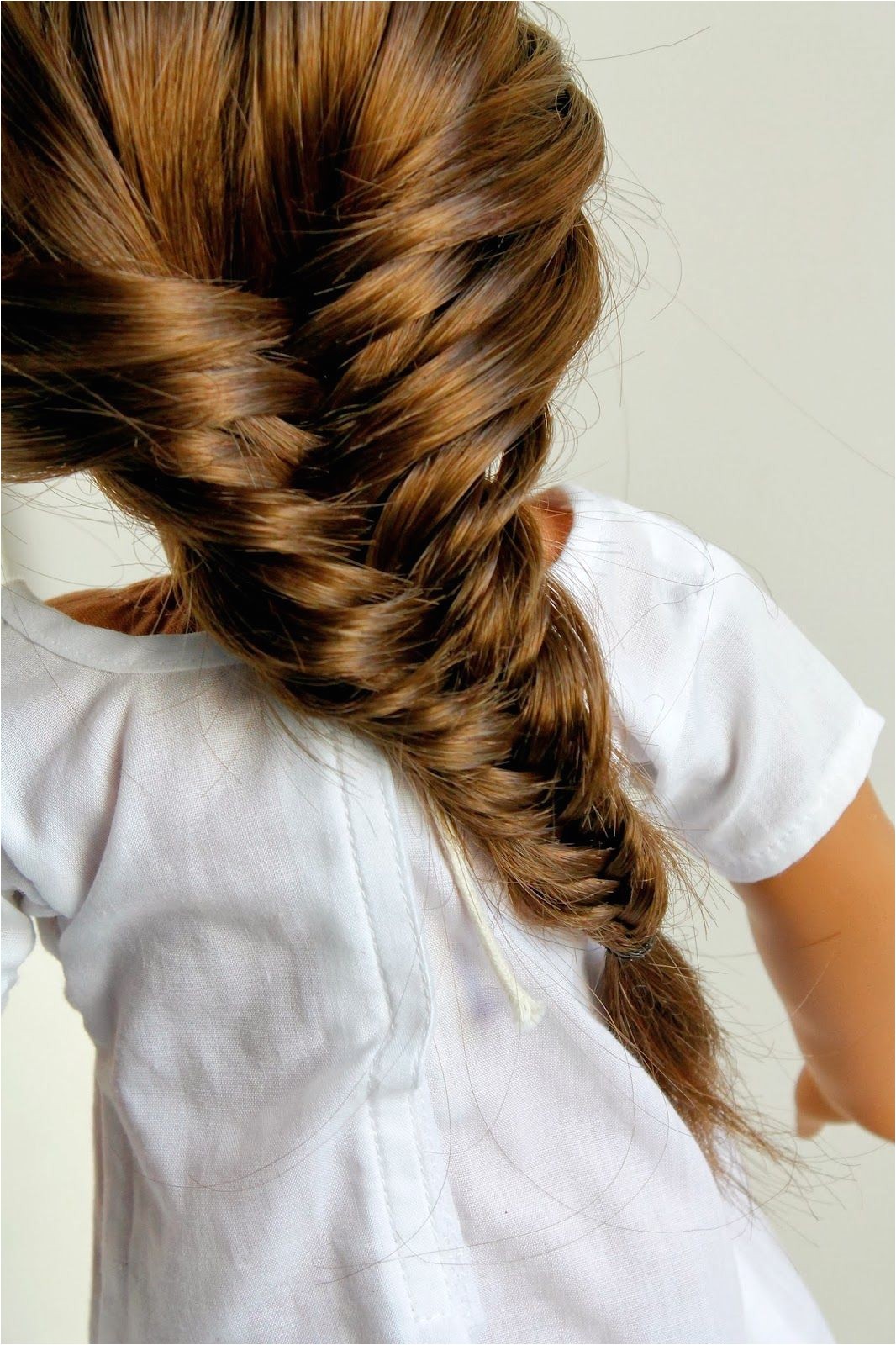 Tutorial for the French Fish Tail Braid on our blog Doll Delight