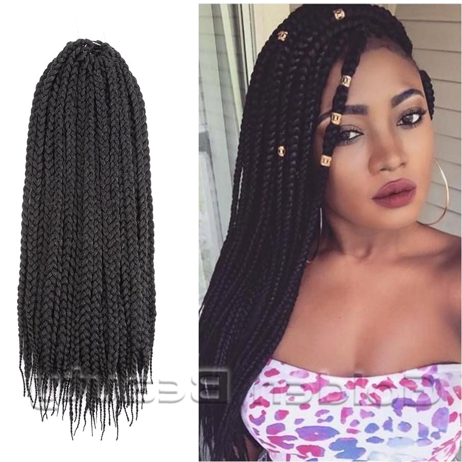 Wet N Wavy Micro Braids Hairstyles Fresh wholesale Classical Black 3x Box Braid for All Color