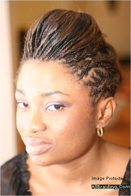 micro braids updo hairstyles