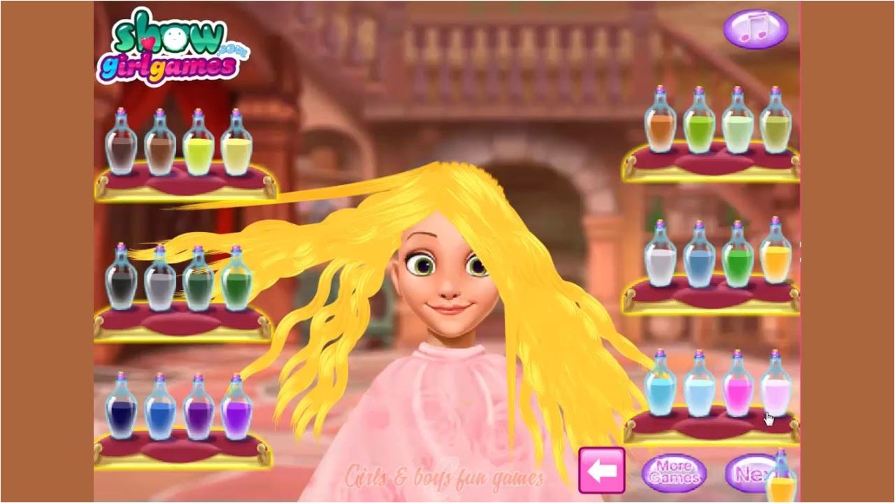 Disney Rapunzel Game Rapunzel Princess New Hairstyle Make up Game for Girls Best Disney Game