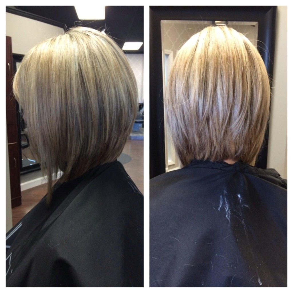 front and back view of bob haircuts