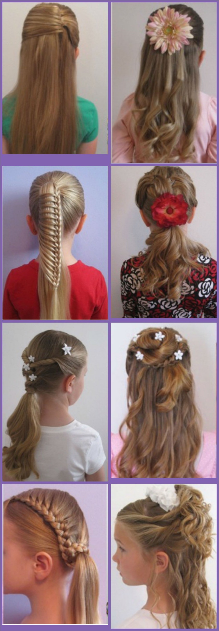 school girls hairstyle