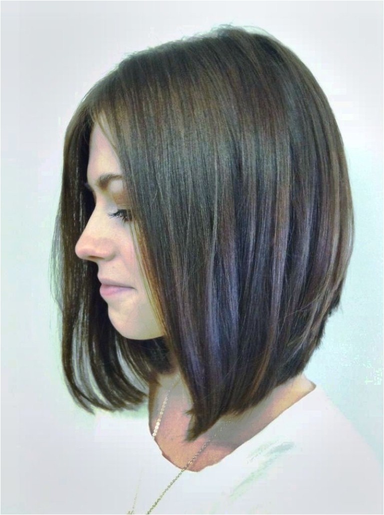 medium angled bob hairstyles