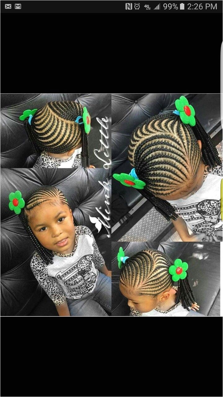 Cute braid style for little girls