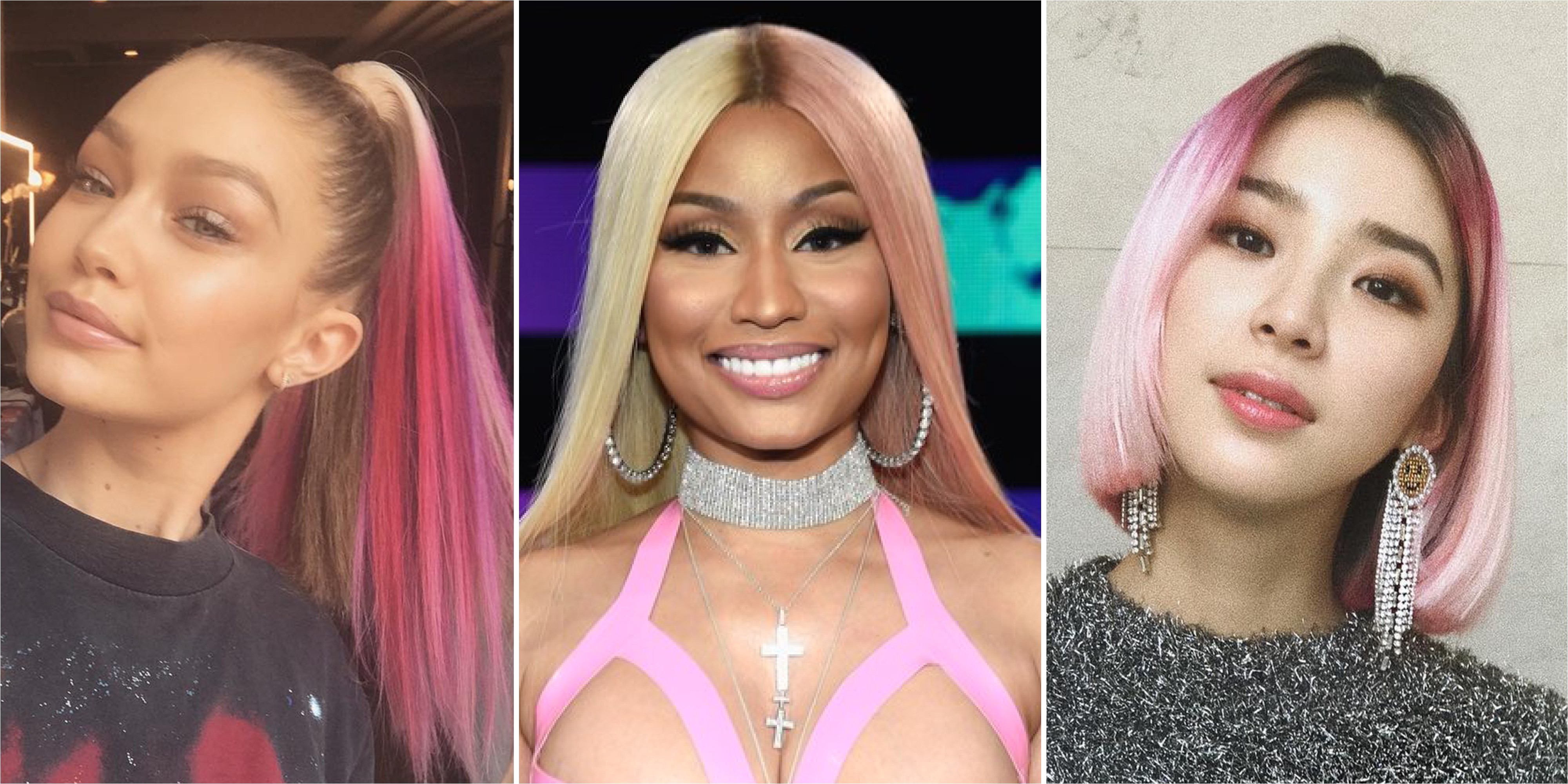 pink hair celebs