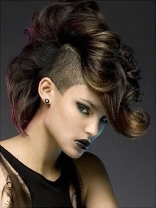 25 punk hairstyles for curly hair