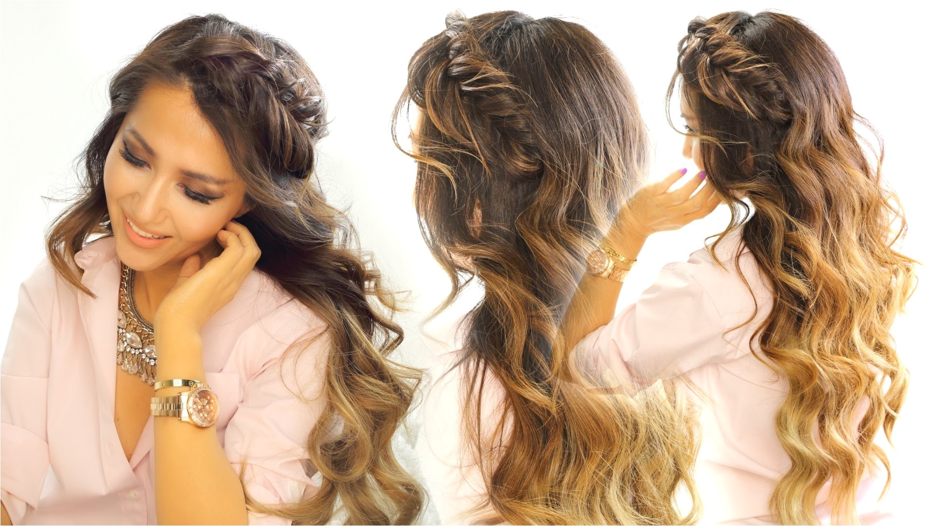 quick and easy hairstyles for thick curly hair