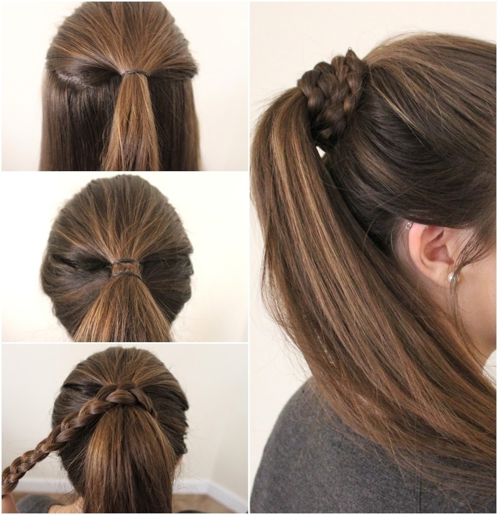 quick cute ponytail hairstyles