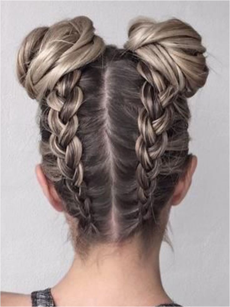 braid into bun