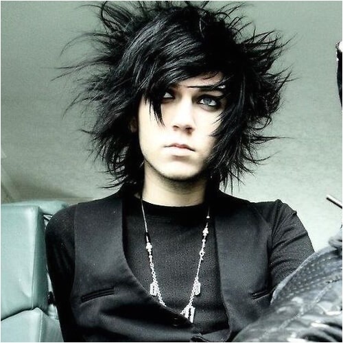 emo hairstyles for guys