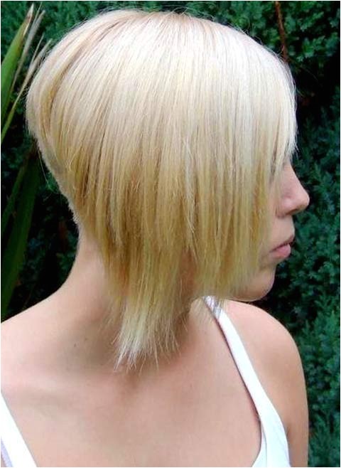 severe angled bob haircut