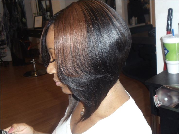 short bob sew in hairstyles for black women