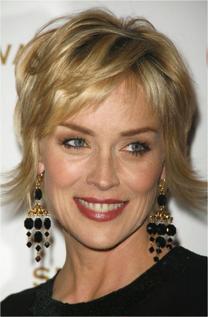 sharon stone short hairstyles