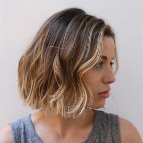 short hair with highlights