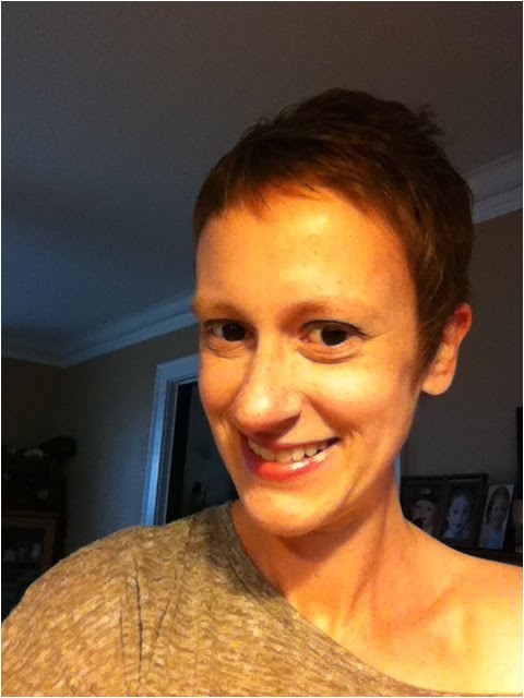 day 330 first post chemo haircut