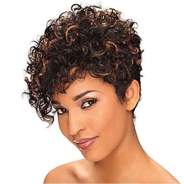 short natural curly hairstyles for black women