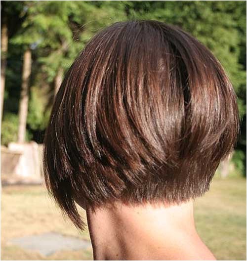 back view of inverted bob haircut