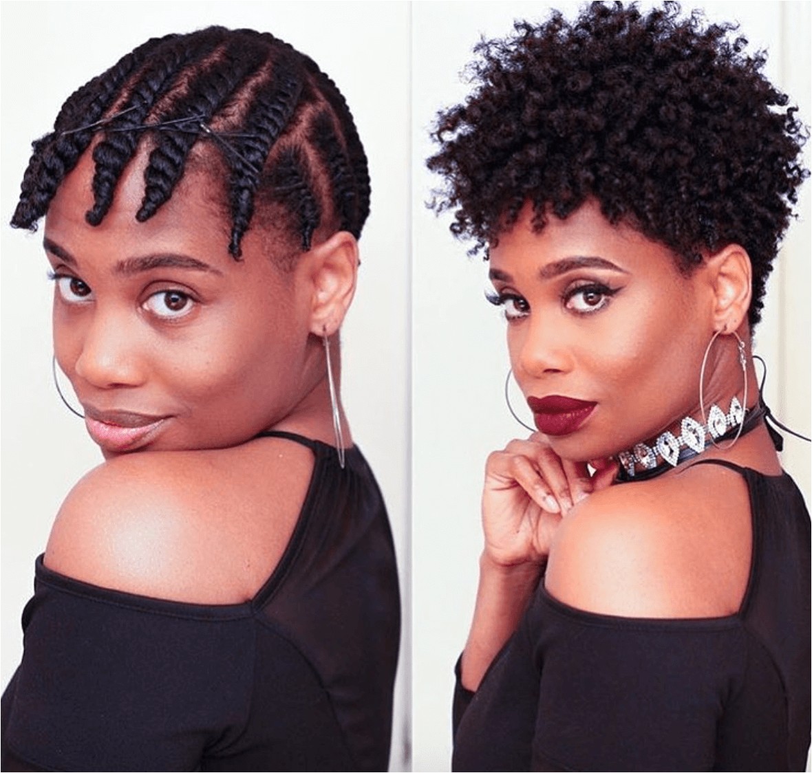 quick hairstyles for short natural african american hair 19 stunning quick hairstyles for short natural african american